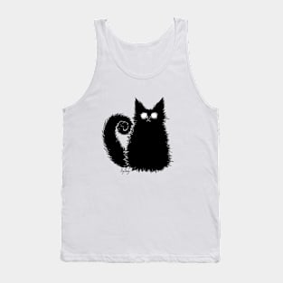 Fluffy cat named Cookie Tank Top